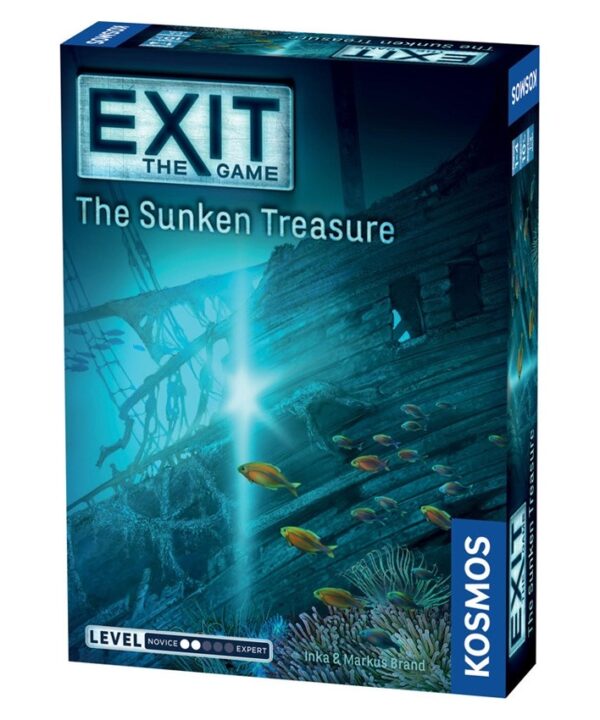 edukaciniai zaislai. Lavinamieji zaislai. KOSMOS . EXIT mokslinis žaidimas The Sunken Treasure