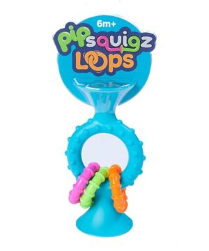 edukaciniai zaislai. Lavinamieji zaislai. FatBrainToys . PipSquigz Loops lipšniukai (mėlynas)