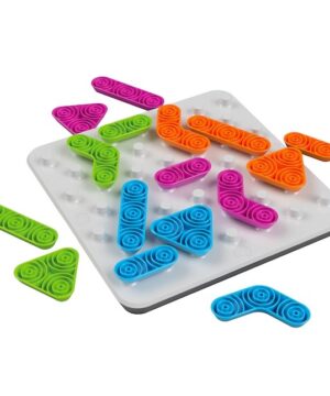 edukaciniai zaislai. Lavinamieji zaislai. FatBrainToys . Loginis stalo žaidimas - Gridblock