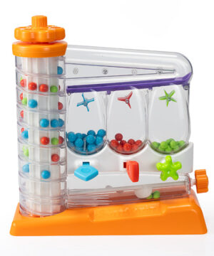 edukaciniai zaislai. Lavinamieji zaislai. FatBrainToys . Fat Brain Toys SortAgain – sensorinis kamuoliukų rūšiavimo žaislas