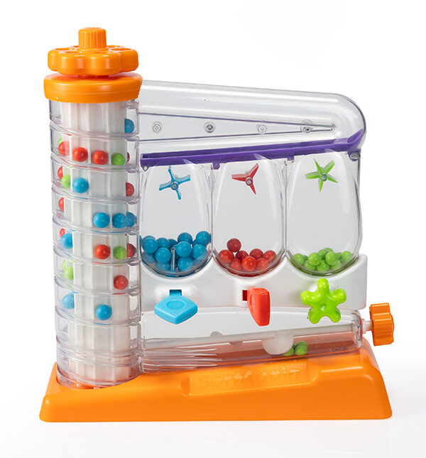 edukaciniai zaislai. Lavinamieji zaislai. FatBrainToys . Fat Brain Toys SortAgain – sensorinis kamuoliukų rūšiavimo žaislas