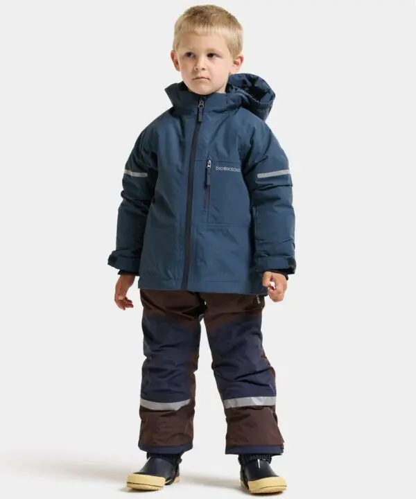 Alternative view of Didriksons žieminė striukė FALKEN KIDS JKT 2 - Mountain Blue (Išankstinis užsakymas)