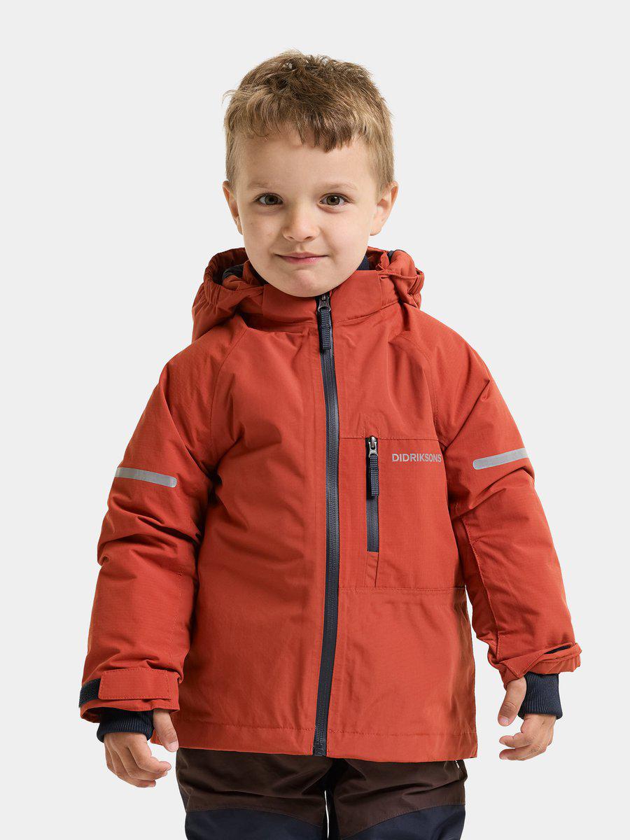 Didriksons žieminė striukė FALKEN KIDS JKT 2 - Rust (Išankstinis užsakymas) 3 Didriksons žieminė striukė FALKEN KIDS JKT 2 - Rust