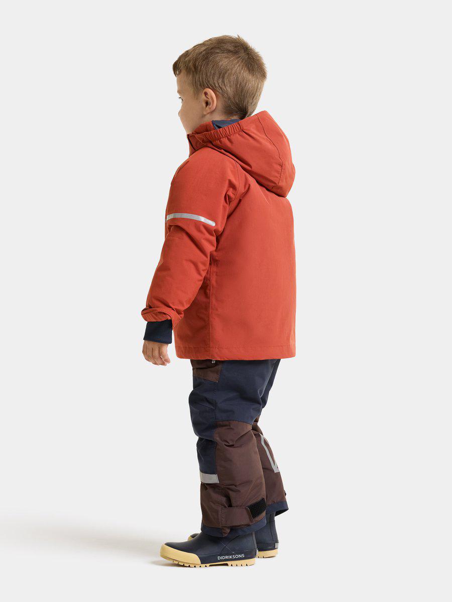 Didriksons žieminė striukė FALKEN KIDS JKT 2 - Rust (Išankstinis užsakymas) 5 Didriksons žieminė striukė FALKEN KIDS JKT 2 - Rust (Išankstinis užsakymas) - Image 3