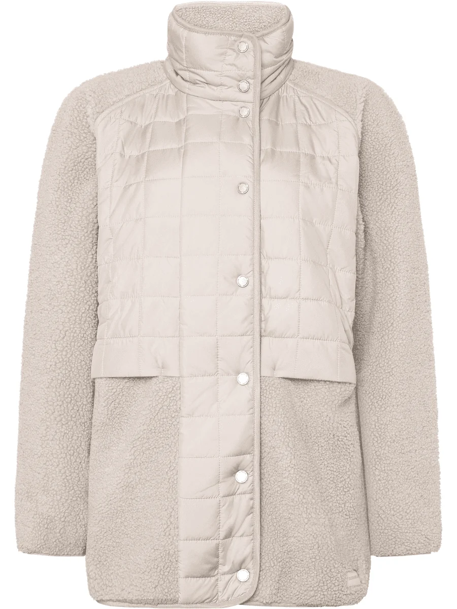 Didriksons moteriškas pūkuotas flisinis švarkas HAZEL WNS JKT 2 - Clay Beige (Išankstinis užsakymas) - Image 8