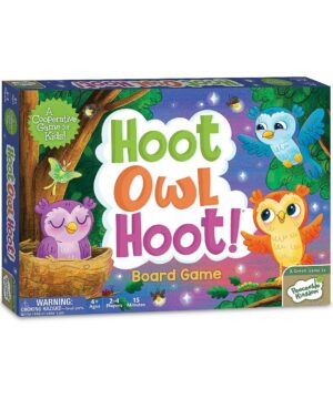 edukaciniai zaislai. Lavinamieji zaislai. Mindware . Bendradarbiavimo žaidimas „Hoot Owl Hoot”