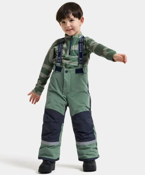 Didriksons žieminės kelnės IDRE KIDS PANTS 7 - Dark Moss