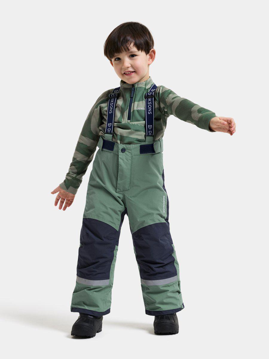 Didriksons žieminės kelnės IDRE KIDS PANTS 7 - Dark Moss (Išankstinis užsakymas) 3 Didriksons žieminės kelnės IDRE KIDS PANTS 7 - Dark Moss