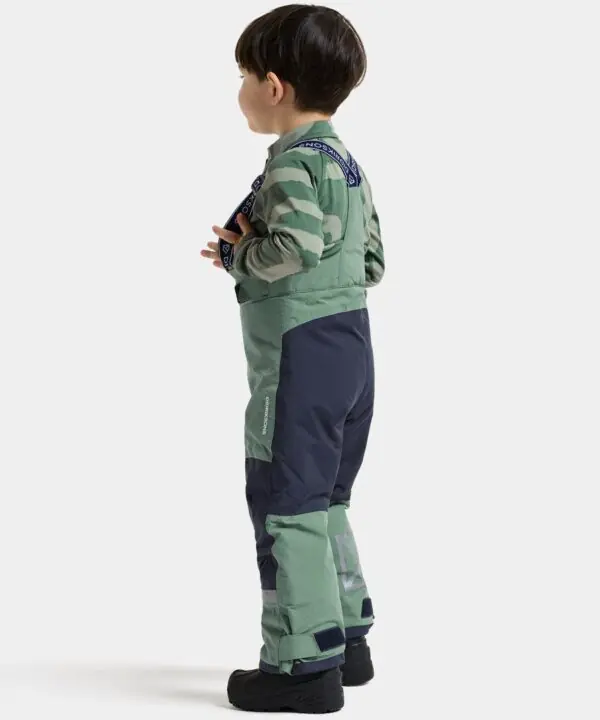 Alternative view of Didriksons žieminės kelnės IDRE KIDS PANTS 7 - Dark Moss (Išankstinis užsakymas)