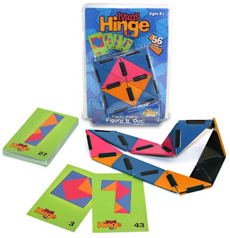 edukaciniai zaislai. Lavinamieji zaislai. FatBrainToys . Ivan's Hinge galvosūkis