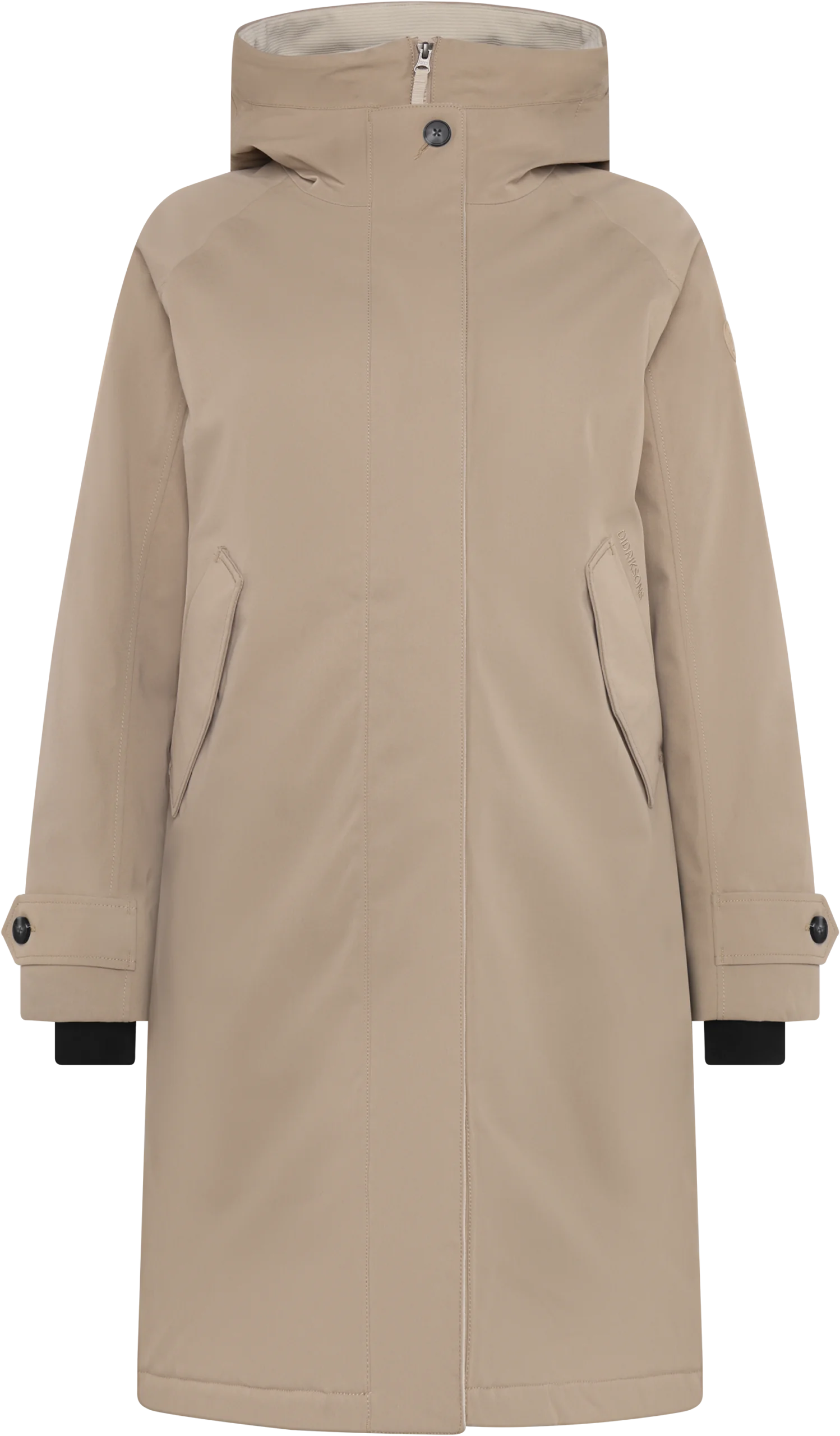Didriksons moteriška šiltinta parka LUNA WNS PARKA - Beige (Išankstinis užsakymas) 3 Didriksons LUNA moteriška parka Beige