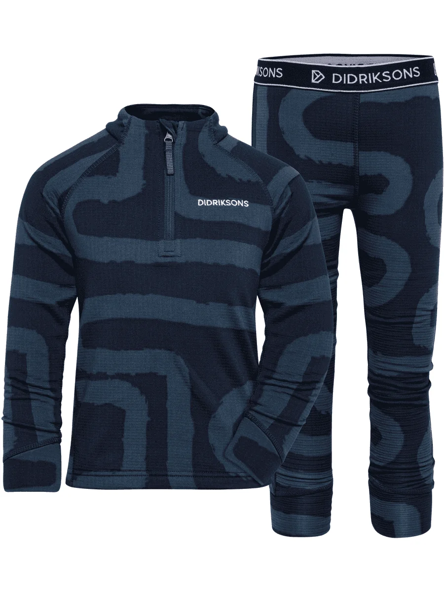 Didriksons flisinis komplektas JADIS PRINTED KIDS SET 5 - Path Navy (Išankstinis užsakymas) - Image 6