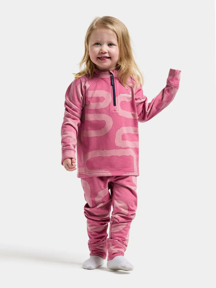Didriksons flisinis komplektas JADIS PRINTED KIDS SET 5 - Path Heather Pink (Išankstinis užsakymas) 3 Didriksons flisinis komplektas JADIS PRINTED KIDS SET 5 - Path Heather Pink