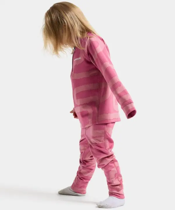 Alternative view of Didriksons flisinis komplektas JADIS PRINTED KIDS SET 5 - Path Heather Pink (Išankstinis užsakymas)