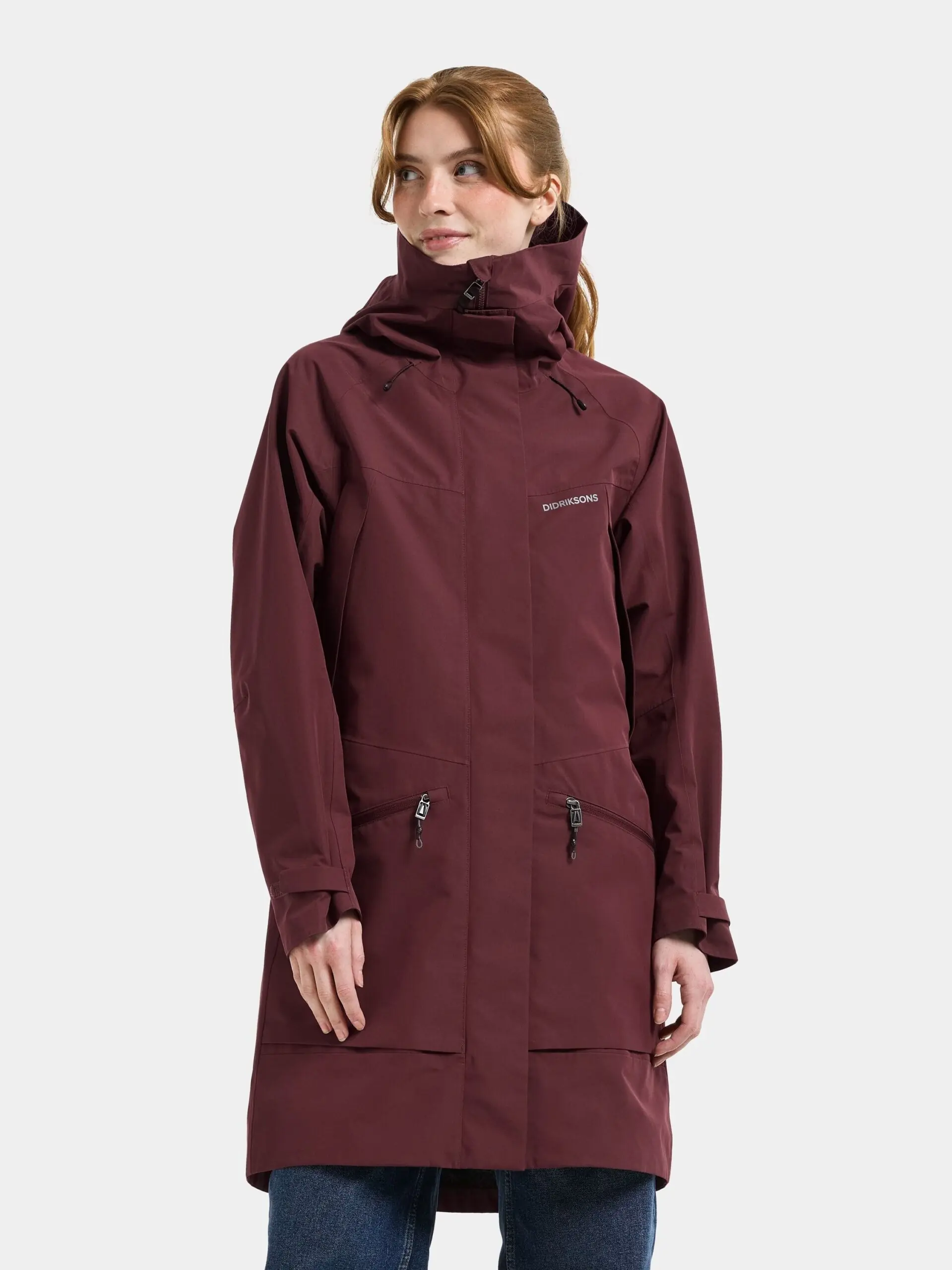 Didriksons moteriška neperšlampama parka ILMA WNS PARKA - Old Rust (Išankstinis užsakymas) 6 Didriksons ILMA moteriška parka Old Rust