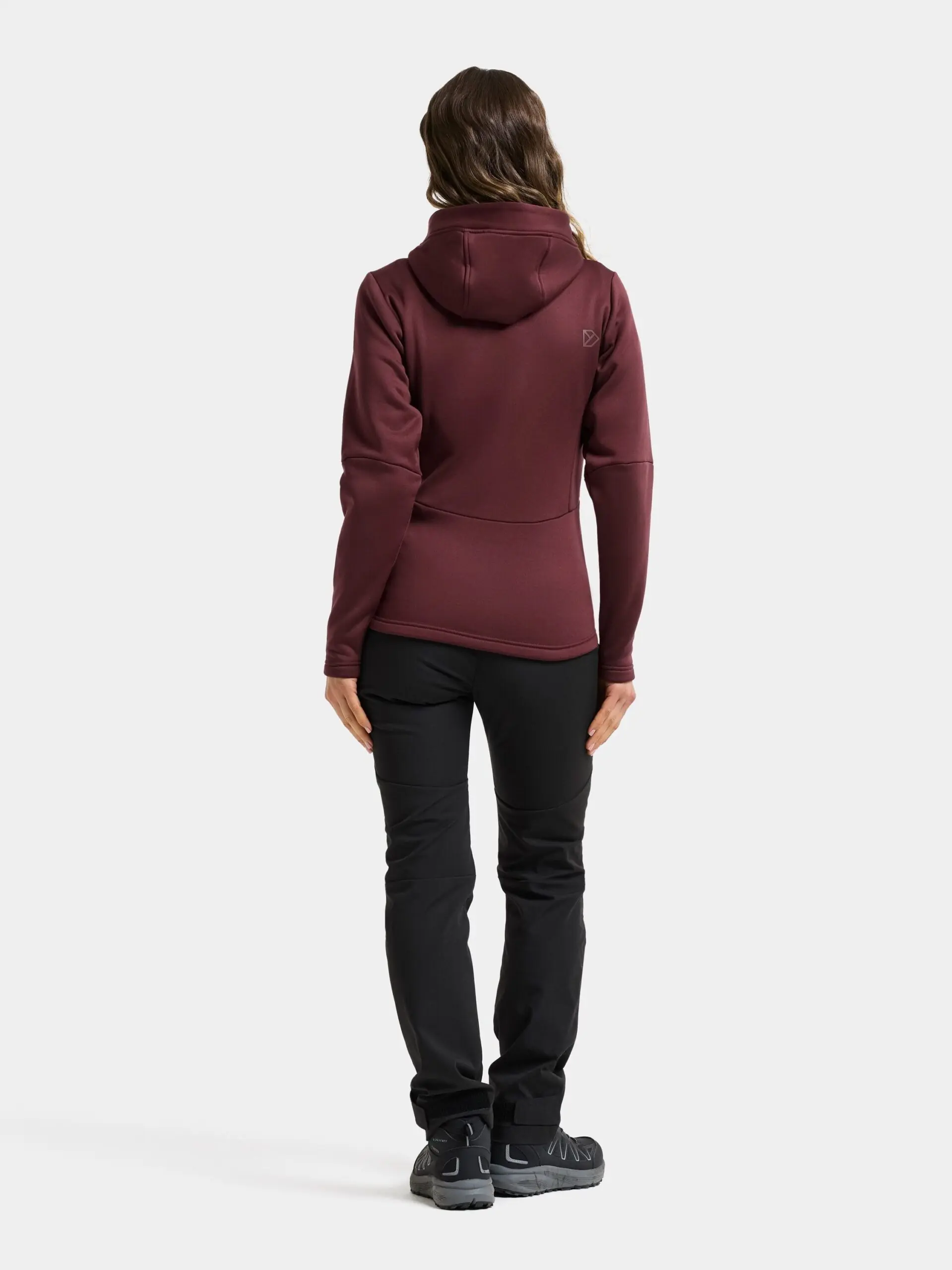 Didriksons moteriškas elastingas flisinis džemperis su gobtuvu ANNELI WNS FULL-ZIP - Old Rust (Išankstinis užsakymas) 8 Didriksons ANNELI moteriškas džemperis Old Rust