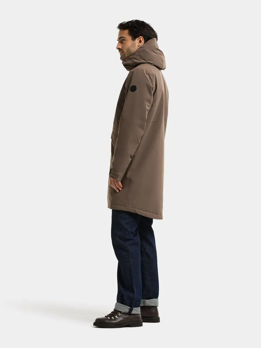 Didriksons vyriška parka KENNY USX PARKA 9 - Mocha Brown (Išankstinis užsakymas) - Image 3