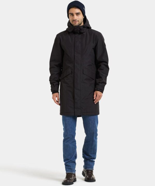 Alternative view of Didriksons vyriška parka KENNY USX PARKA 9 - Black (Išankstinis užsakymas)