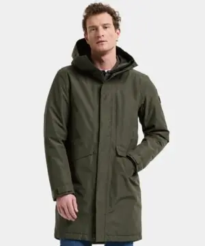 Didriksons vyriška parka KENNY USX PARKA 9 - Deep Green