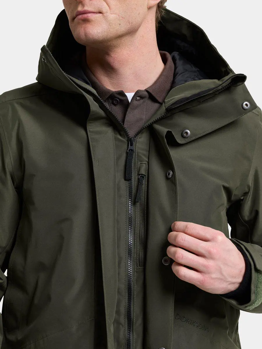 Didriksons vyriška parka KENNY USX PARKA 9 - Deep Green (Išankstinis užsakymas) 10 Didriksons vyriška parka KENNY USX PARKA 9 - Deep Green (Išankstinis užsakymas) - Image 8