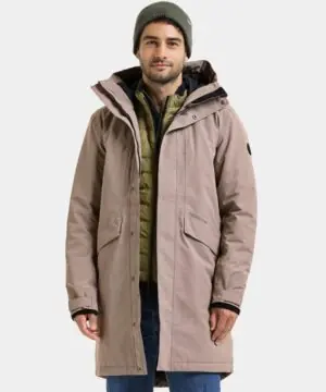 Didriksons vyriška parka KENNY USX PARKA 9 - Ash Brown