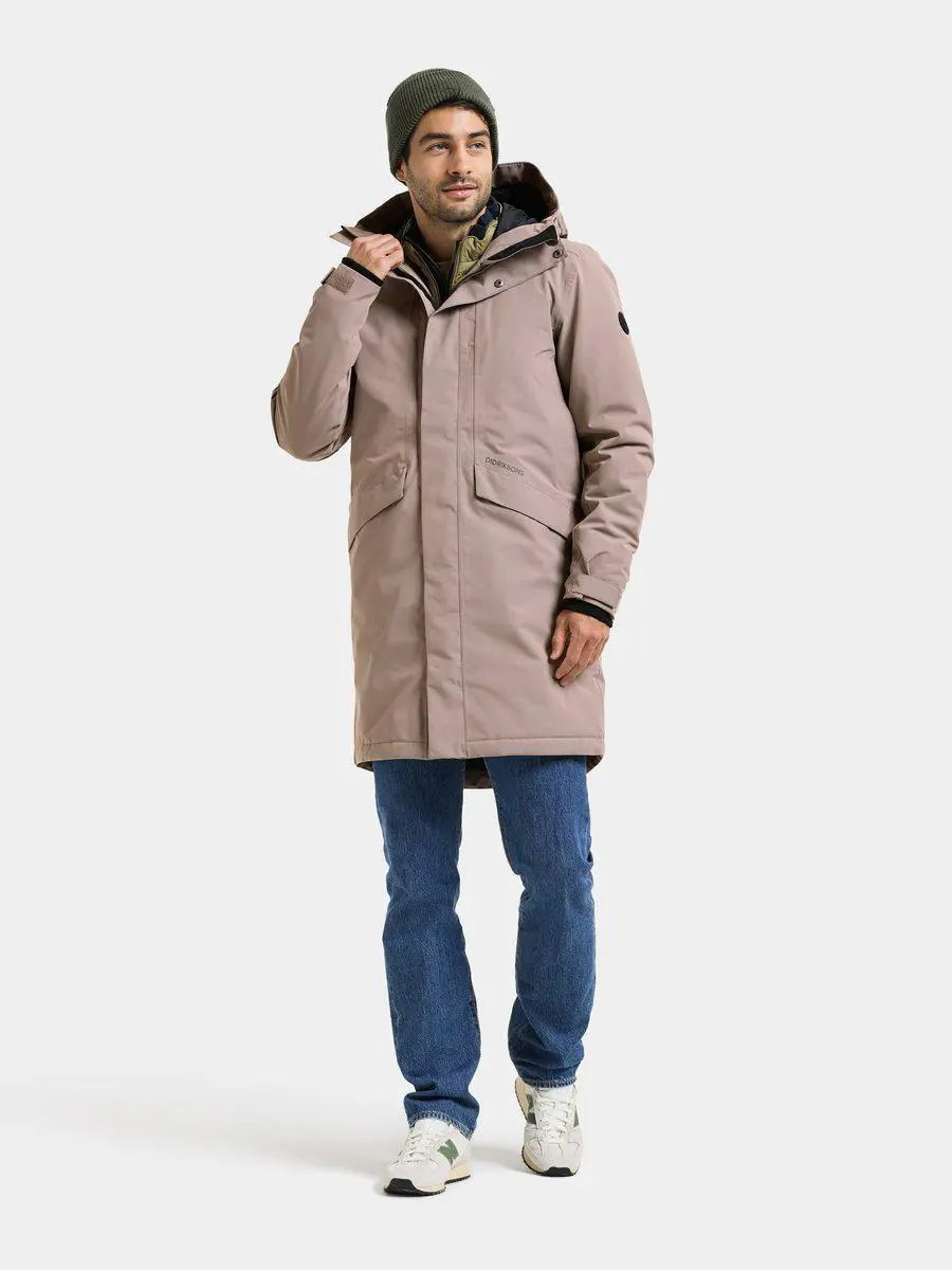Didriksons vyriška parka KENNY USX PARKA 9 - Ash Brown (Išankstinis užsakymas) - Image 2