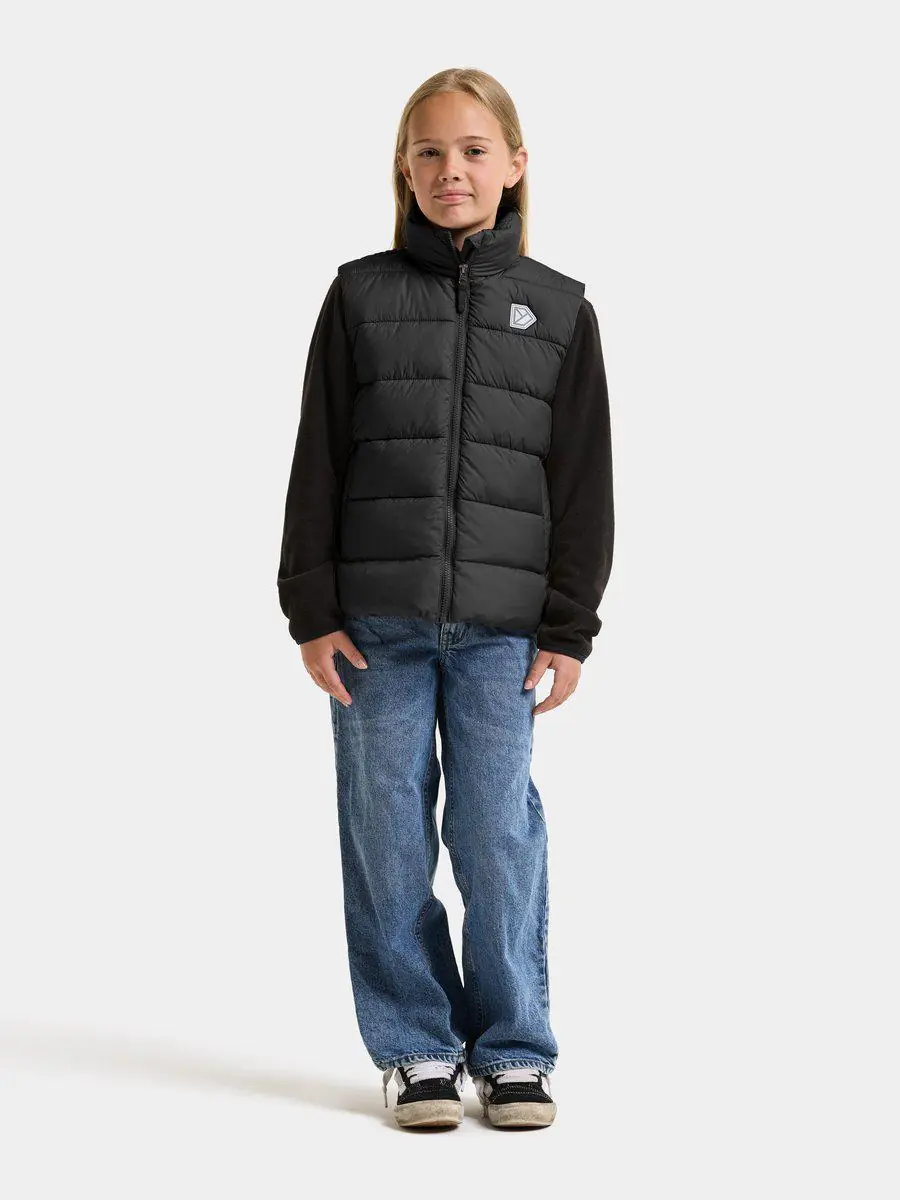 Didriksons šiltinta liemenė KILO KIDS VEST 3 - Black (Išankstinis užsakymas) - Image 2