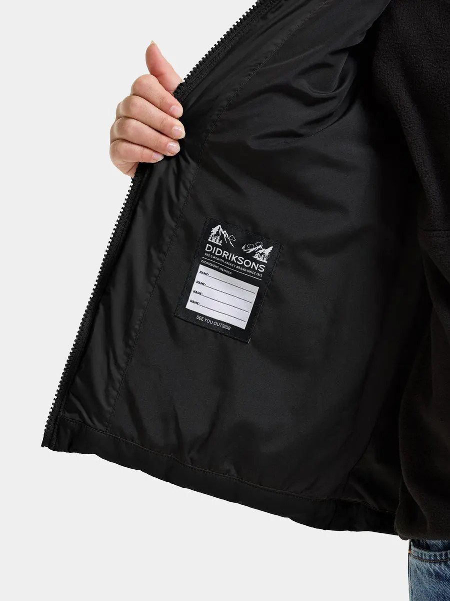 Didriksons šiltinta liemenė KILO KIDS VEST 3 - Black (Išankstinis užsakymas) - Image 8