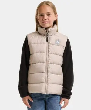 Didriksons šiltinta liemenė KILO KIDS VEST 3 - Beach Beige