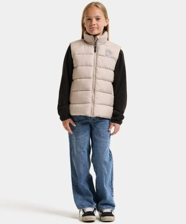 Alternative view of Didriksons šiltinta liemenė KILO KIDS VEST 3 - Beach Beige (Išankstinis užsakymas)