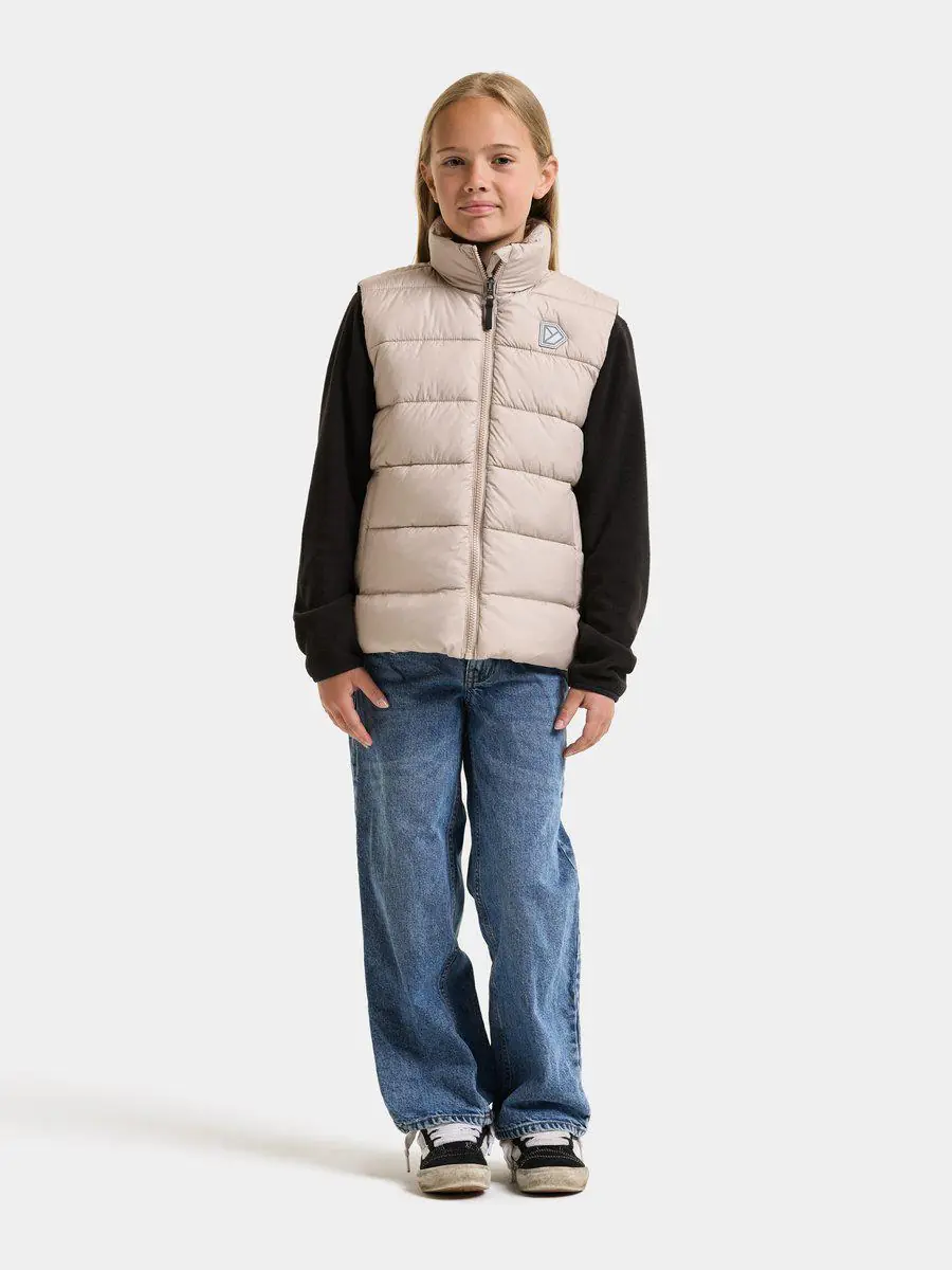 Didriksons šiltinta liemenė KILO KIDS VEST 3 - Beach Beige (Išankstinis užsakymas) 4 Didriksons šiltinta liemenė KILO KIDS VEST 3 - Beach Beige (Išankstinis užsakymas) - Image 2