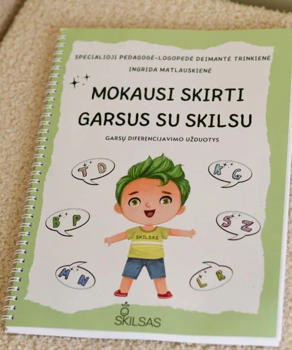 Lavinamoji knyga „Mokausi skirti garsus su Skilsu“
