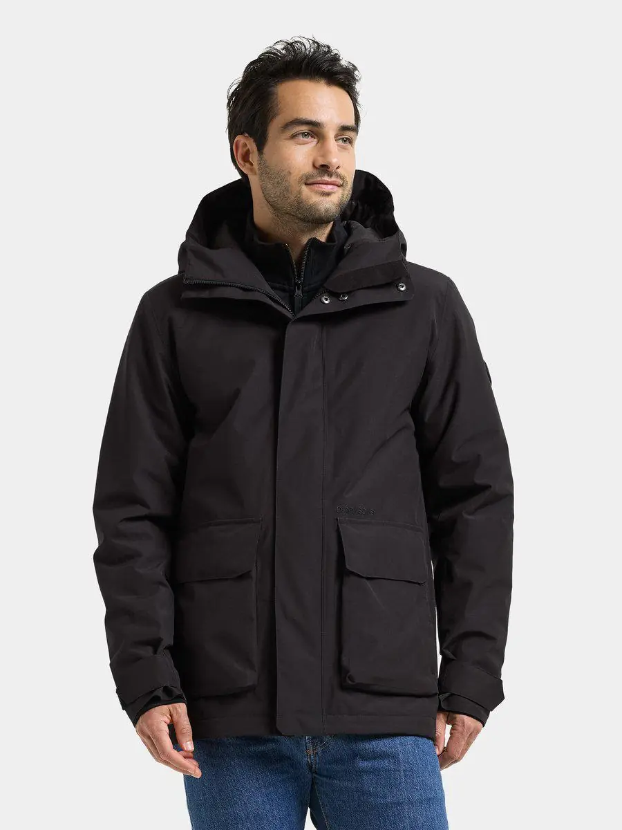 Didriksons vyriška žieminė striukė LIAM USX JKT 2 - Black (Išankstinis užsakymas) 3 Didriksons vyriška žieminė striukė LIAM USX JKT 2 - Black
