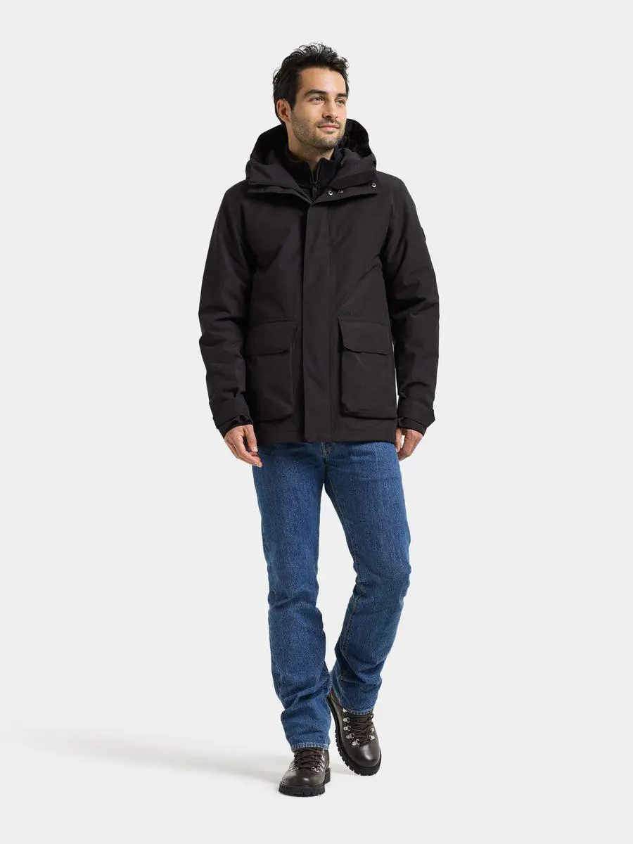 Didriksons vyriška žieminė striukė LIAM USX JKT 2 - Black (Išankstinis užsakymas) 4 Didriksons vyriška žieminė striukė LIAM USX JKT 2 - Black (Išankstinis užsakymas) - Image 2
