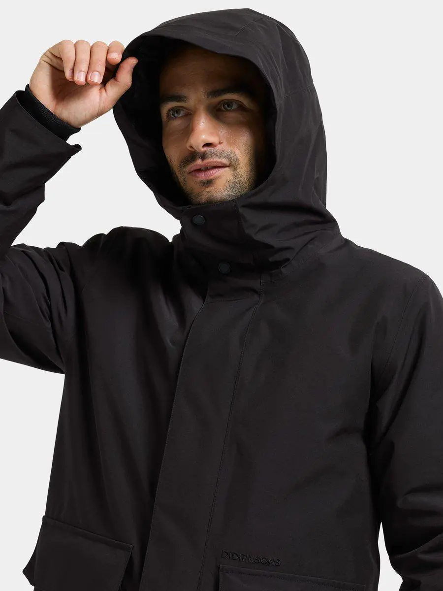 Didriksons vyriška žieminė striukė LIAM USX JKT 2 - Black (Išankstinis užsakymas) 8 Didriksons vyriška žieminė striukė LIAM USX JKT 2 - Black (Išankstinis užsakymas) - Image 6