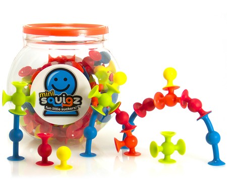 edukaciniai zaislai. Lavinamieji zaislai. FatBrainToys . Fat Brain Toys Mini Squigz lipšniukai