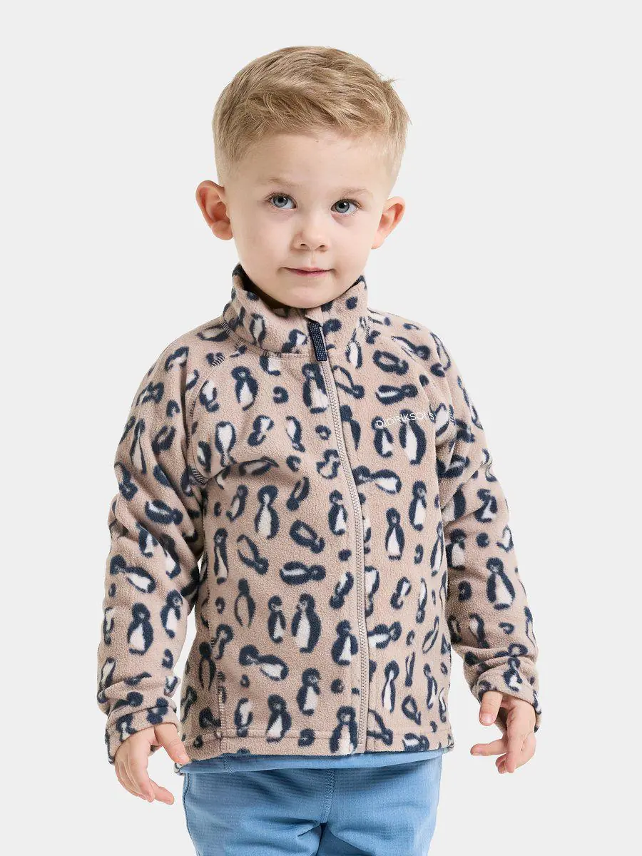 Didriksons džemperis su užtrauktuku MONTE PRINTED KIDS FULL-ZIP 11 - Penguino Beige (Išankstinis užsakymas) 3 Didriksons džemperis su užtrauktuku MONTE PRINTED KIDS FULL-ZIP 11 - Penguino Beige