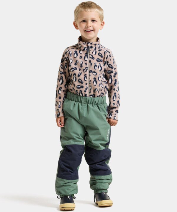 Alternative view of Didriksons žieminės kelnės NARVI KIDS PANT 3 - Dark Moss (Išankstinis užsakymas)