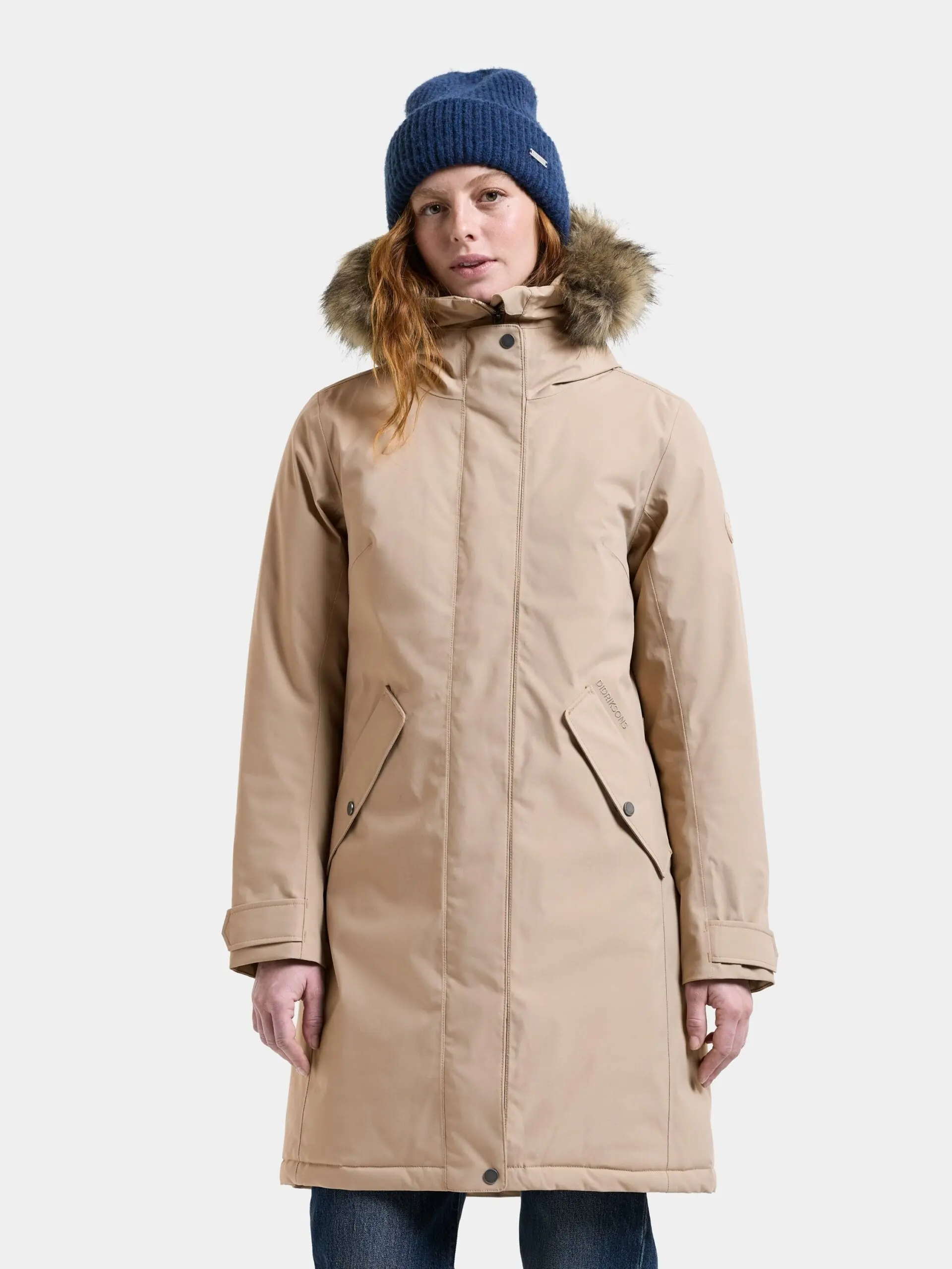 Didriksons moteriška žieminė parka ERNA WNS PARKA - Beige (Išankstinis užsakymas) 6 Didriksons ERNA moteriška parka Beige