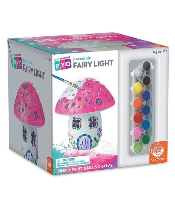 edukaciniai zaislai. Lavinamieji zaislai. Mindware . Kūrybinis rinkinys „Paint Your Own Porcelain Fairy Light“