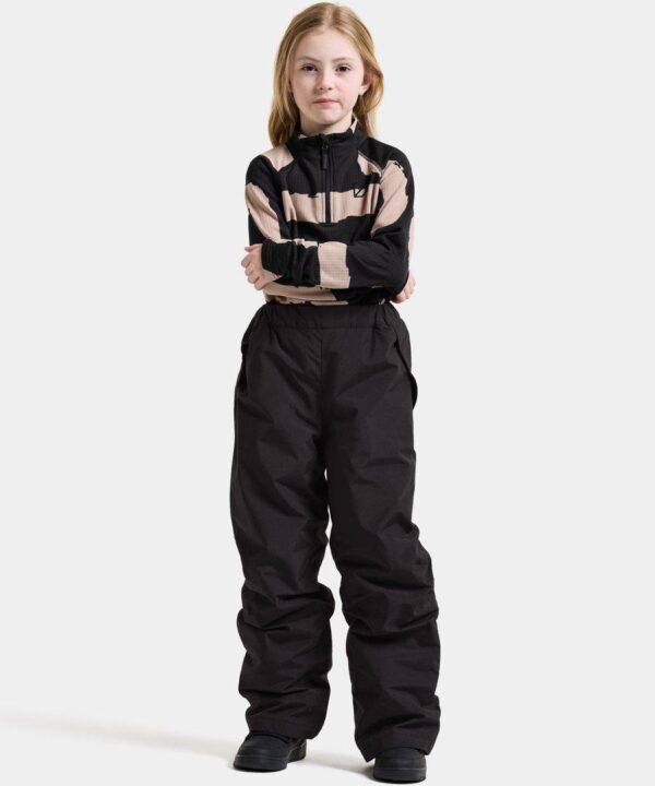 Alternative view of Didriksons žieminės kelnės PERLIT KIDS PANTS 2 - Black (Išankstinis užsakymas)