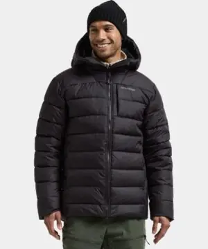 Didriksons vyriška pūkinio stiliaus striukė PICTOR USX JKT - Black