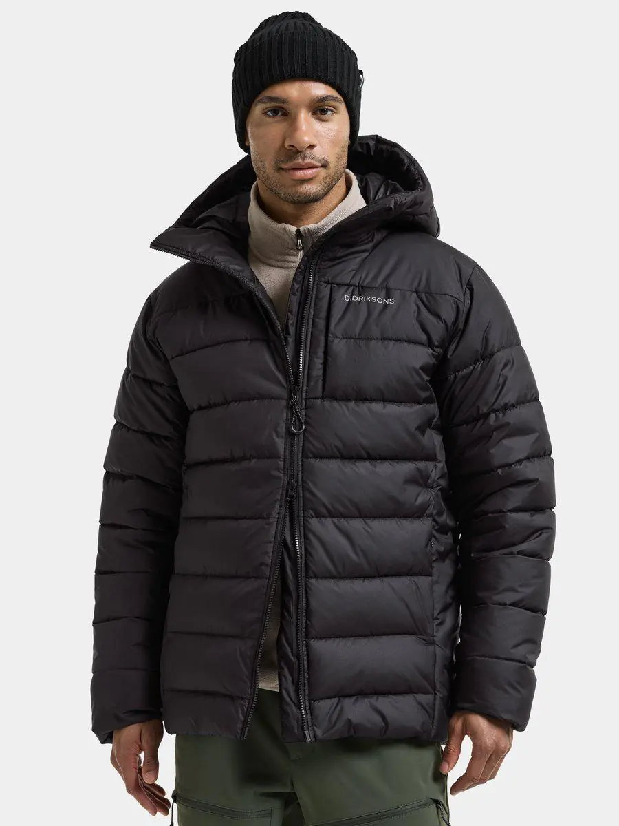 Didriksons vyriška pūkinio stiliaus striukė PICTOR USX JKT - Black (Išankstinis užsakymas) - Image 7