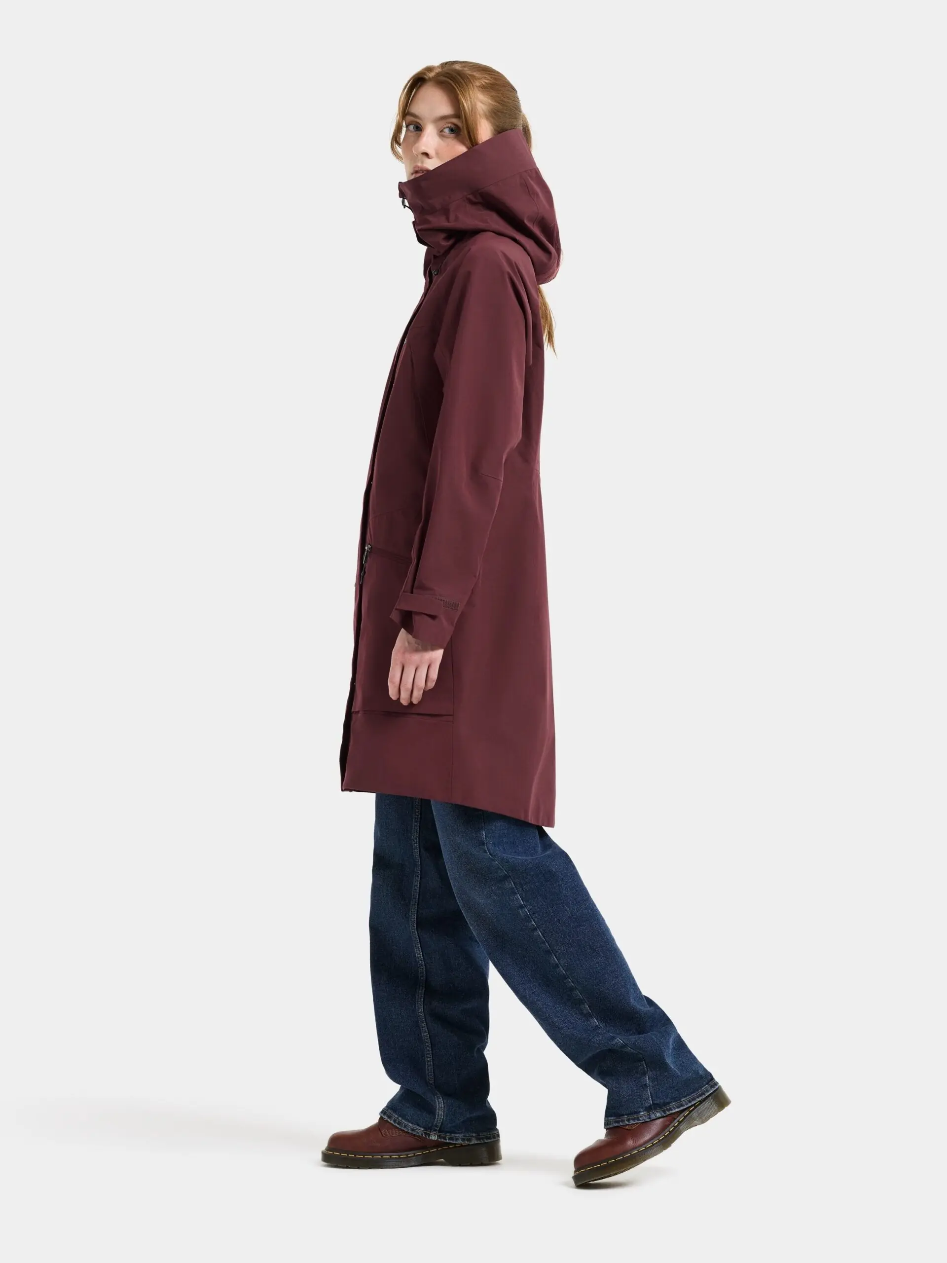 Didriksons moteriška neperšlampama parka ILMA WNS PARKA - Old Rust (Išankstinis užsakymas) 8 Didriksons ILMA moteriška parka Old Rust