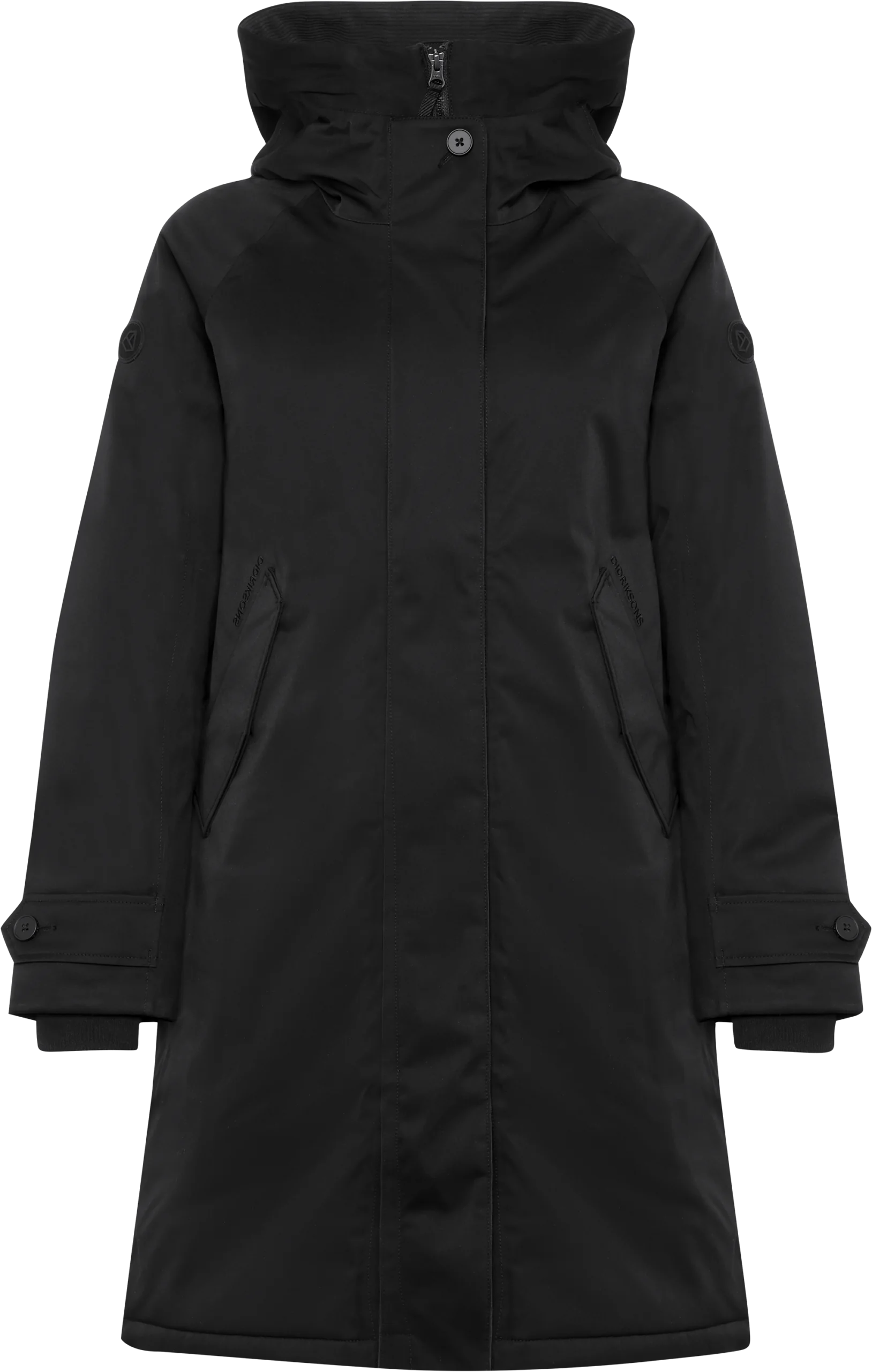 Didriksons moteriška šiltinta parka LUNA WNS PARKA - Black (Išankstinis užsakymas) 3 Didriksons LUNA moteriška parka Black