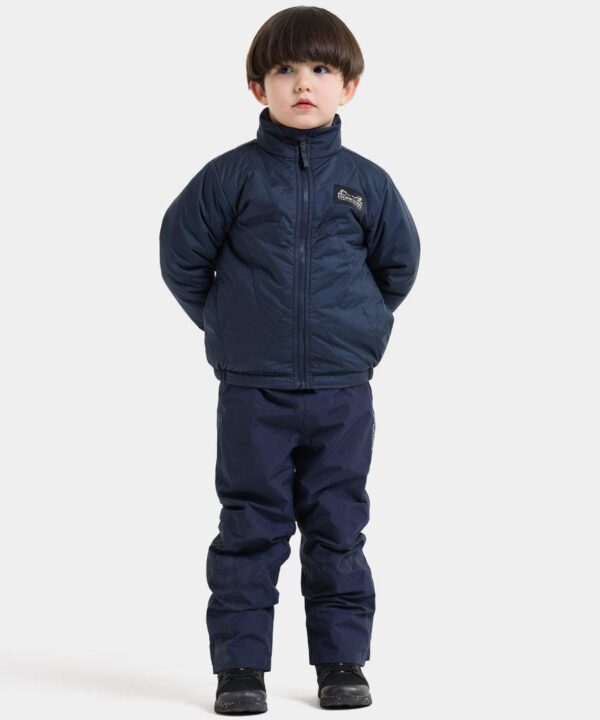 Alternative view of Didriksons lengva pašiltinta striukė RIME KIDS JACKET - Navy (Išankstinis užsakymas)