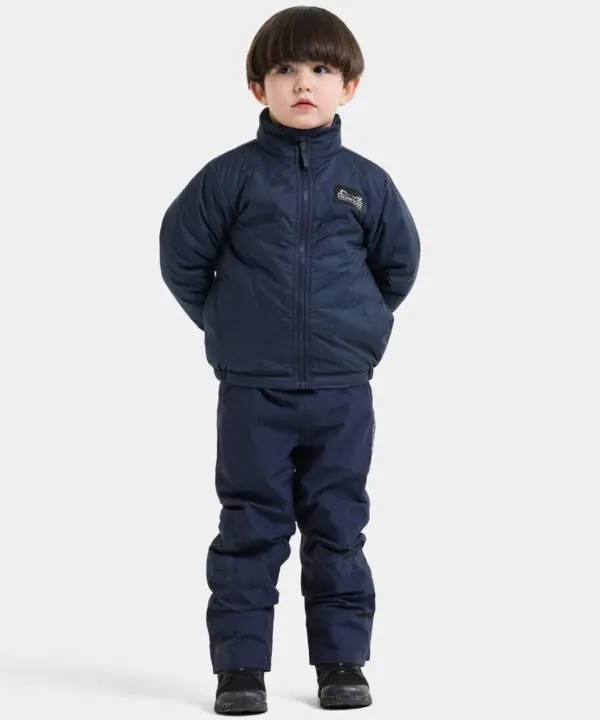 Alternative view of Didriksons lengva pašiltinta striukė RIME KIDS JACKET - Navy (Išankstinis užsakymas)