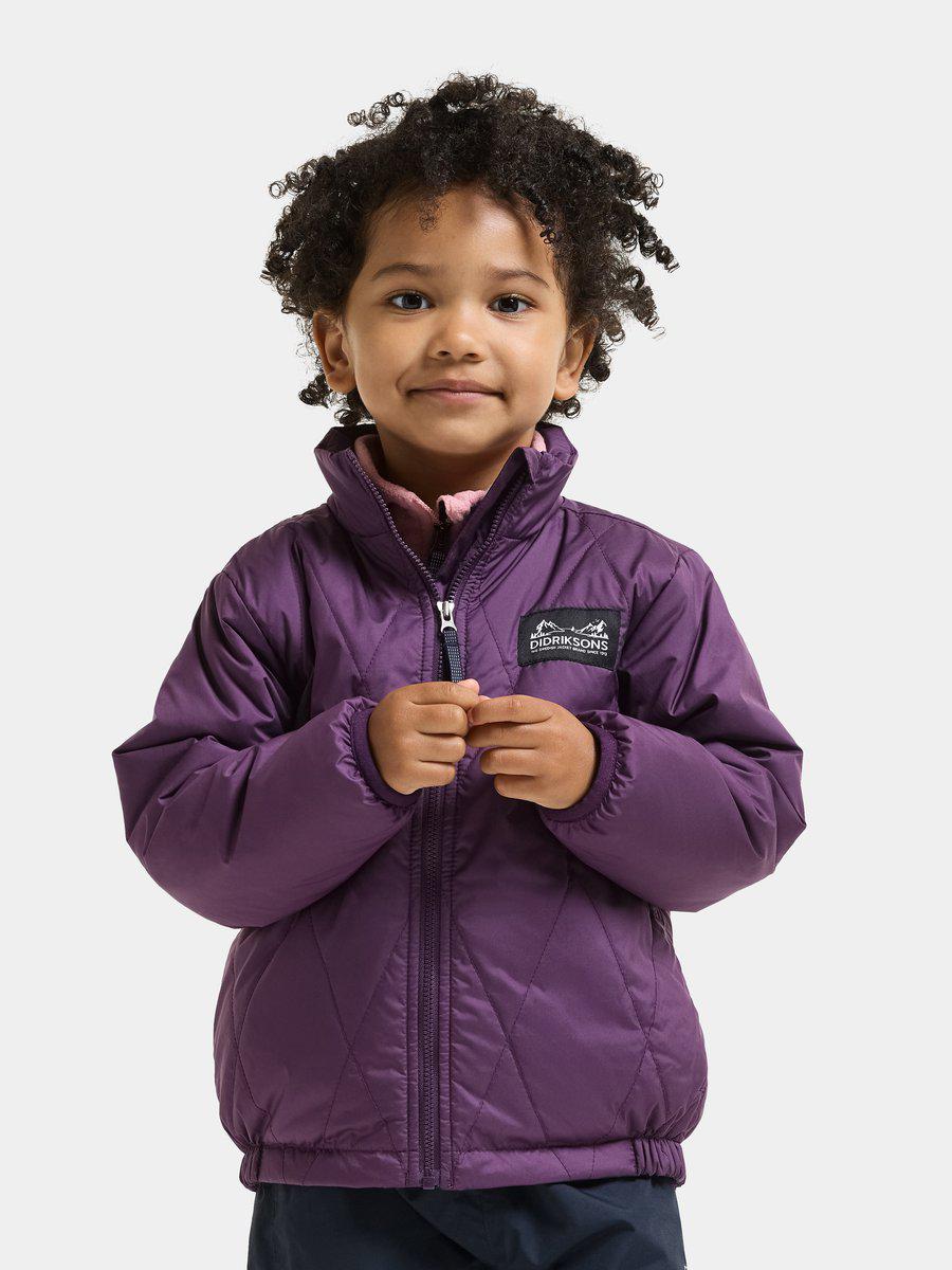 Didriksons lengva pašiltinta striukė RIME KIDS JACKET - Northen Purple (Išankstinis užsakymas) 3 Didriksons lengva pašiltinta striukė RIME KIDS JACKET - Northen Purple