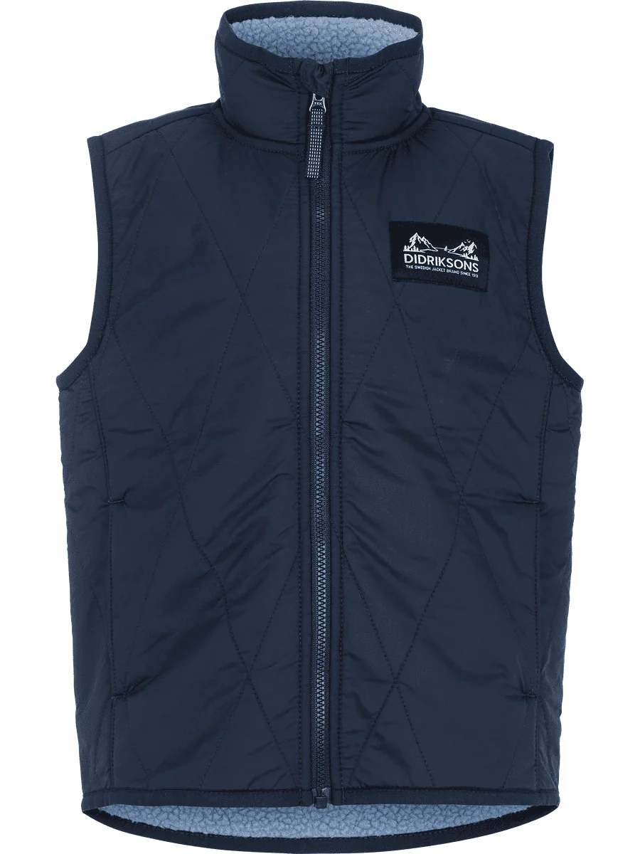 Didriksons liemenė su pūkuotu pamušalu RIME KIDS VEST - Navy (Išankstinis užsakymas) - Image 8