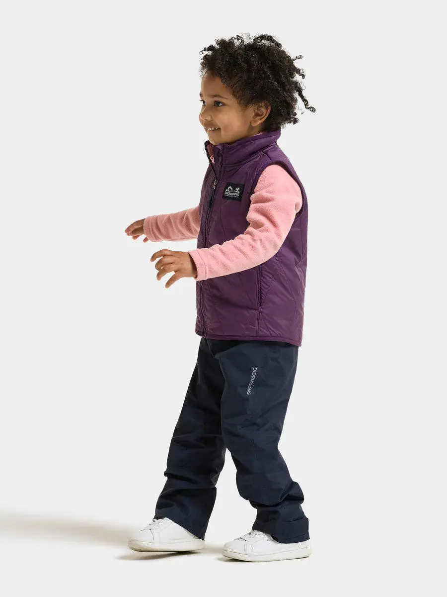 Didriksons liemenė su pūkuotu pamušalu RIME KIDS VEST - Northen Purple (Išankstinis užsakymas) - Image 3